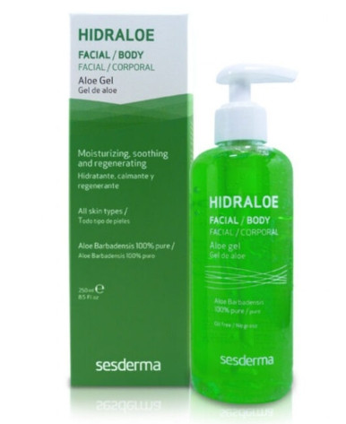 Успокаивающий гель для лица и тела из алоэ Sesderma Hidraloe Aloe Gel, 250 мл