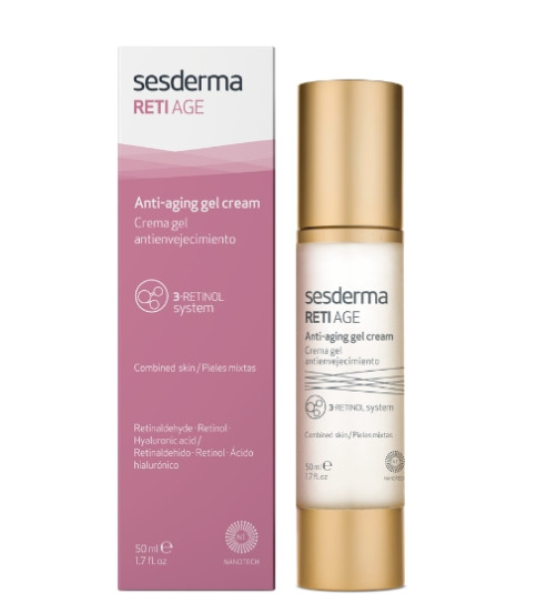 Антивозрастной крем-гель против морщин с ретинолом Sesderma Reti Age Anti-Aging Gel Cream, 50 мл