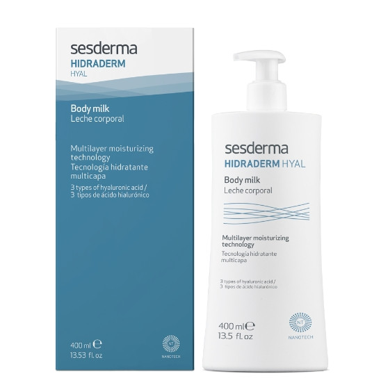 Зволожуюче молочко для тіла Sesderma Hidraderm Hyal Body Milk, 400 мл