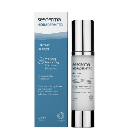 Зволожуючий крем-гель для вирівнювання тону шкіри Sesderma Hidraderm TRX Gel Cream, 50 мл