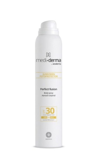 Солнцезащитный спрей для тела SPF 30 Mediderma Body Sprey Aerosol SPF 30 Perfect Fusion Sunscreen, 200 мл