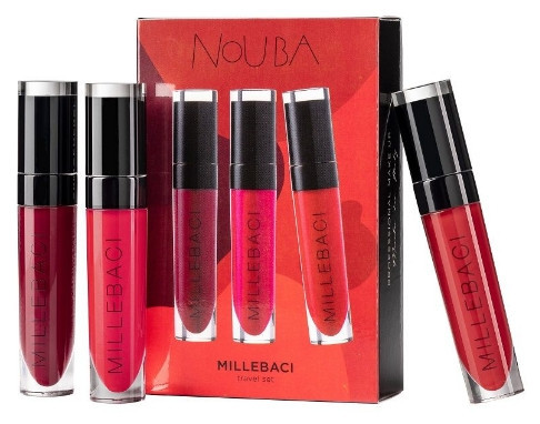 Набор стойких помад Nouba Millebaci №1 Red Set