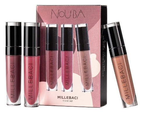 Набор стойких помад Nouba Millebaci №2 Naked Set