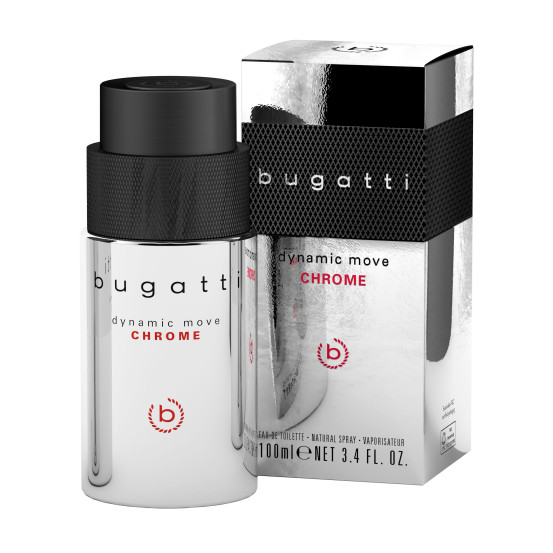 Туалетна вода для чоловіків Bugatti Dynamic Move CHROME, 100 мл