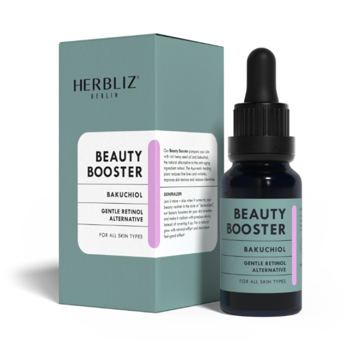 Бустер для обличчя Herbliz Bakuchiol and Hemp seed oil Beauty Booster, 15 мл