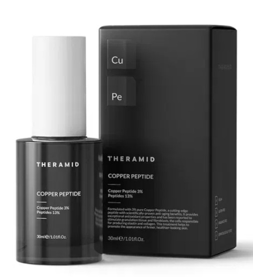 Антивозрастная сыворотка с пептидами чистой меди Theramid Copper Peptide, 30 мл