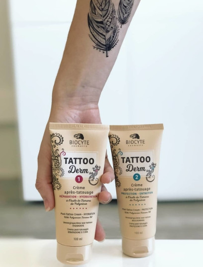 Заживляющий крем для ухода кожей после тату Biocyte Tattoo Derm 1, 100 мл