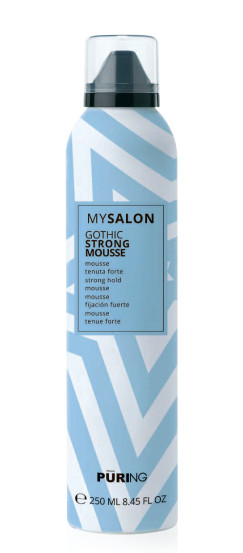 Мусс для креативной укладки сильной фиксации Puring MySalon Gothic Strong Mousse, 250 мл