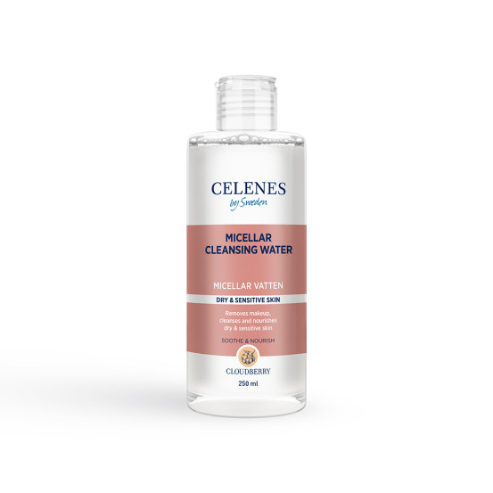 Міцелярна вода з морошкою для сухої та чутливої шкіри Celenes cloudberry micellar water, 250 мл