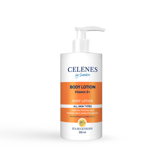 Лосьон для тела с облепихой для всех типов кожи Celenes sea buckthorn body lotion, 200 мл