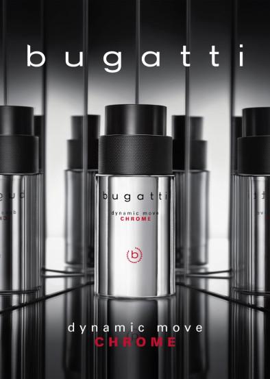 Туалетна вода для чоловіків Bugatti Dynamic Move CHROME, 100 мл
