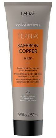 Маска для обновления цвета медных оттенков волос Lakme Teknia Color Refresh Saffron Copper Mask, 250 мл