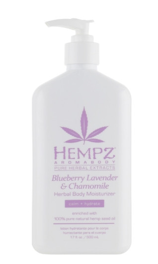 Увлажняющее молочко для тела "Черника Лаванда-Ромашка" Hempz Blueberry Lavender & Chamomile Herbal Body Moisturizer, 500 мл