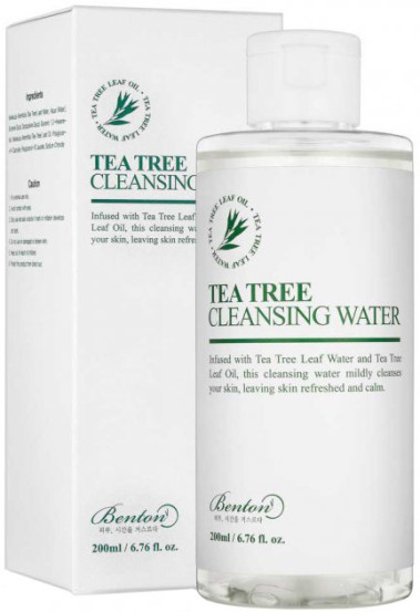 Очищающая вода с экстрактом чайного дерева Benton Tea Tree Cleansing Water, 200 мл