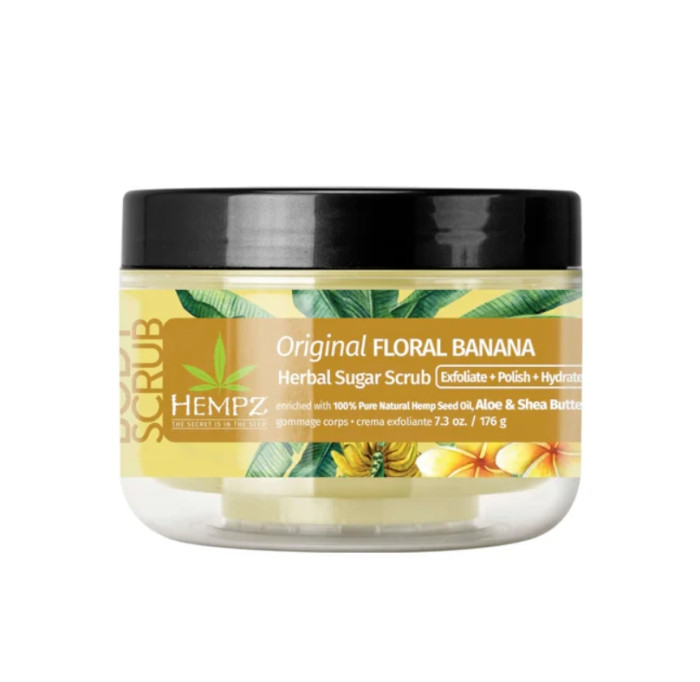 Сахарный скраб для тела Hempz Original herbal sugar body scrub, 176 г