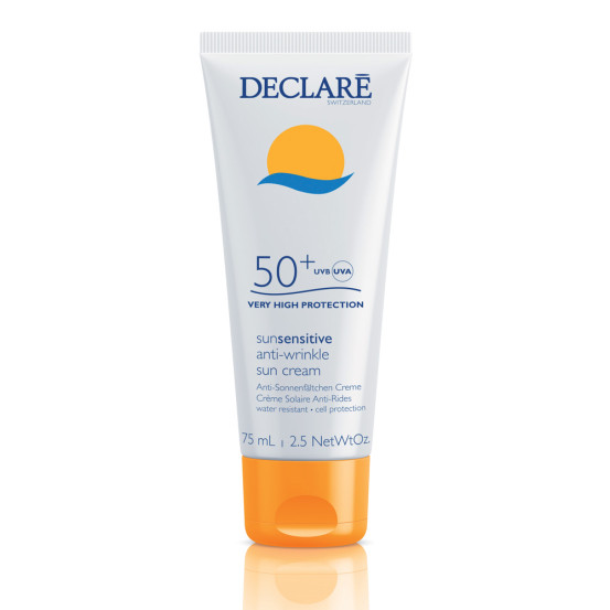 Сонцезахисний крем проти старіння шкіри Declare Anti-Wrinkle Sun Protection Cream SPF 50+, 75 мл