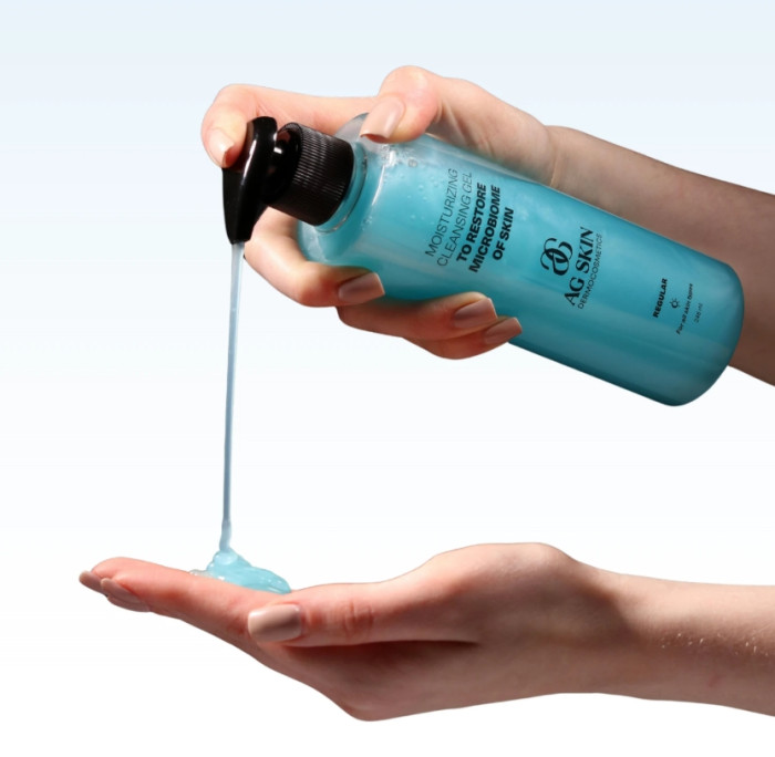 ЗВОЛОЖУЮЧИЙ ОЧИЩУВАЛЬНИЙ ГЕЛЬ AG SKIN MOISTURIZING CLEANSING GEL, 250 мл