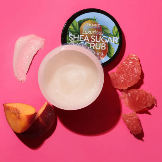 Скраб сахарный "Тройное увлажнение" Hempz Triple Moisture Fresh Citrus Herbal Sugar Scrub, 176 г
