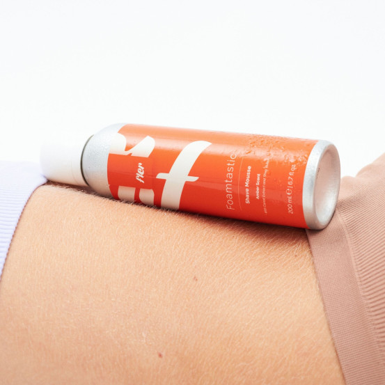 Мус для гоління з екстрактом моркви та олією ши Fler Foamtastic Amber Shave Mousse, 200 мл