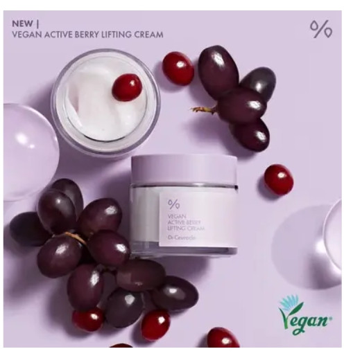 Лифтинг крем-гель с ресвератролом и экстрактом клюквы Dr.Ceuracle Vegan Active Berry Lifting Cream, 75 г