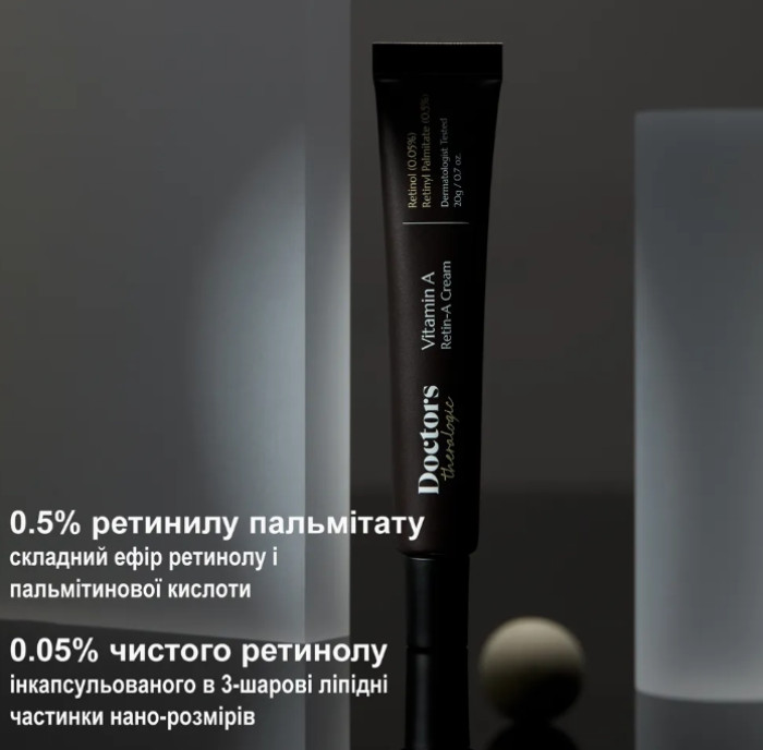 Ночной крем с ретинолом и пептидами Doctors Retin-A Cream, 20 г