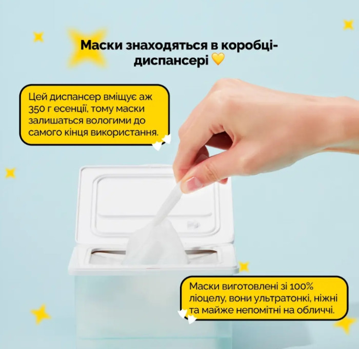 Набор ежедневных увлажняющих масок Needly Daily Toner Mask, 30 шт