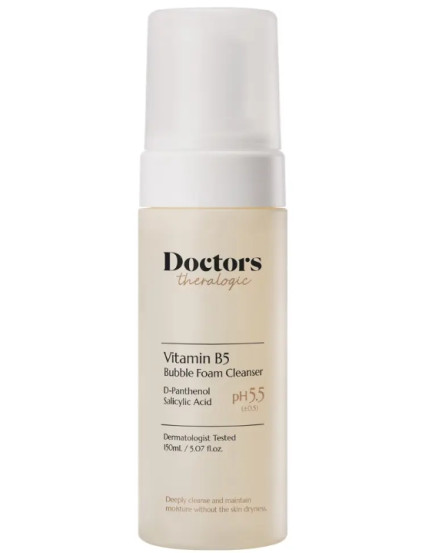Пенка-мусс для умывания Doctors Vitamin B5 Bubble Foam Cleanser, 150 мл