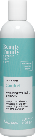 Оздоровительный шампунь для всех типов волос Nook BEAUTY FAMILY COMFORT, 250 мл