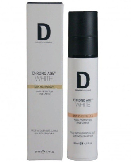 Захисний крем для обличчя проти пігментації SPF 30 Фотоблок Skin PHOTOBLOCK HighProtection SPF30 DERMOPHISIOLOGIQUE, 50 мл