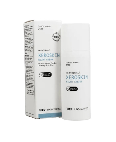 Питательный ночной крем для восстанавливления гидролипидной мантии Innoaesthetics Xeroskin Night Cream, 50 мл