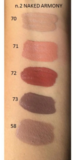 Набір №2 NoUBA Millebaci Box Set 5 Kisses Experience, 5х3мл
