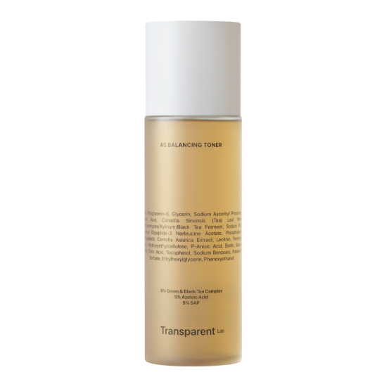 Балансуючий тонер з антиоксидантною та очищувальною дією Transparent-lab A5 Balancing Toner, 130 мл