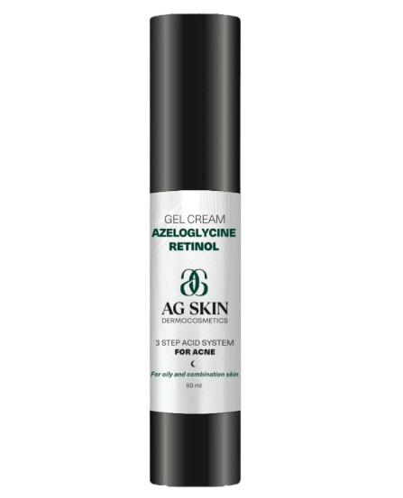 Гель крем с азелоглицином и ретинолом AG SKIN GEL CREAM Azeloglycine Retinol, 50 мл