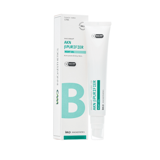 Ночной гель для терапии акне βPURIFIER Night Gel 50g Innoaesthetics, 50g