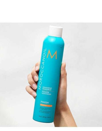Сяючий лак для волосся сильної фіксації Moroccanoil Luminous Hairspray Strong Finish, 330 мл