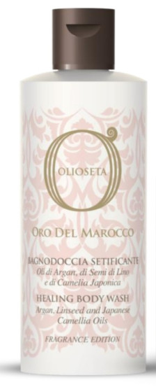 Шелковый оздоравливающий гель для душа Barex Olioseta Oro del Marocco Healing Body Wash, 250 мл