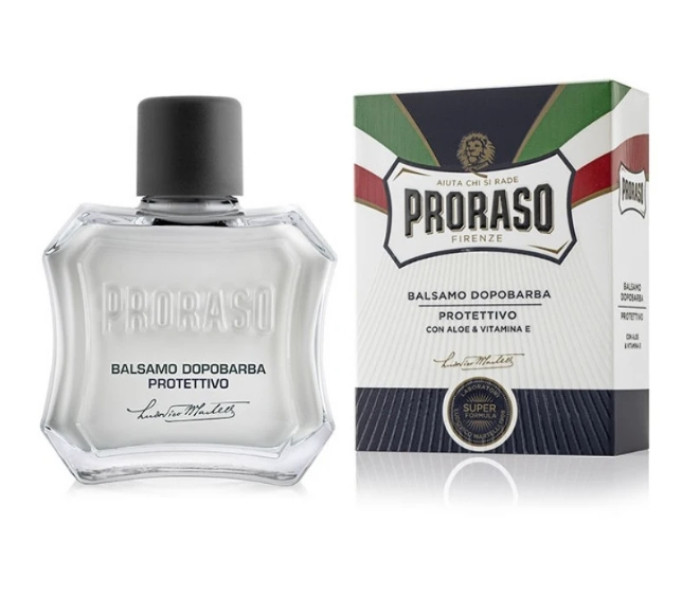 Защитный бальзам после бритья с экстрактом алоэ Proraso Blue After Shave Balm Protective Aloe, 100 мл
