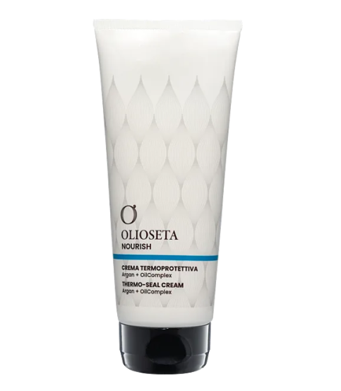 Крем термозахисний із протеїнами шовку та екстрактом насіння льону Barex Olioseta Oro di Luce Heat Protection Cream, 200 мл