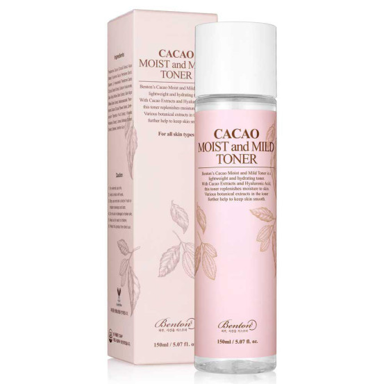 Тонер з маслом какао Benton Cacao Moist and Mild Toner, 150 мл