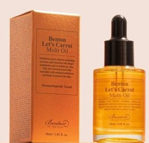 Мультифункціональна сироватка з олією насіння моркви Benton Let’s Carrot Multi Oil, 30 мл.