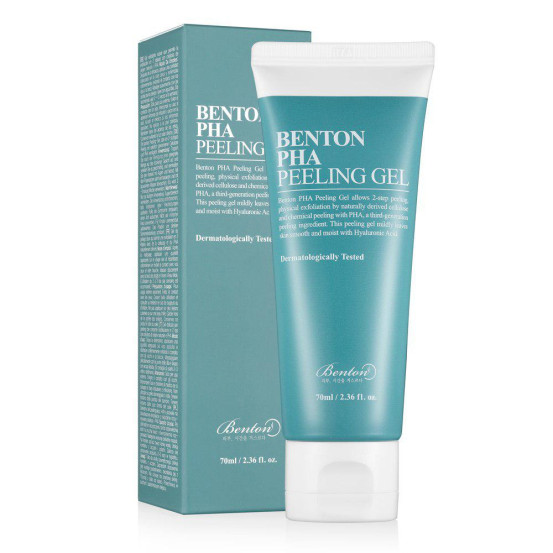 Пілінг-гель з лактобіоновою кислотою Benton PHA Peeling Gel, 70 мл