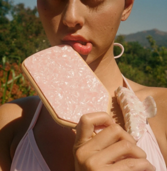 Великий крабик для волосся Emi Jay Big Effing Clip in Rose Shell