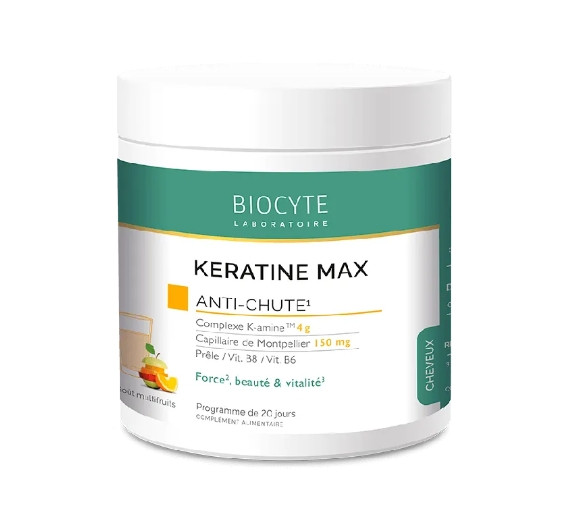 Харчова добавка для волосся Кератін Макс Biocyte Keratine Max, 20х12 г