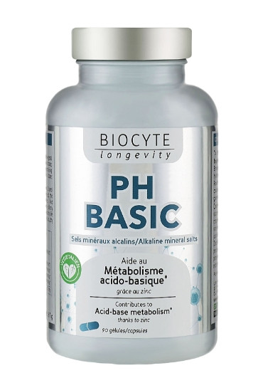 Капсулы для кислотно-щелочного баланса Biocyte PH Basic, 90 шт
