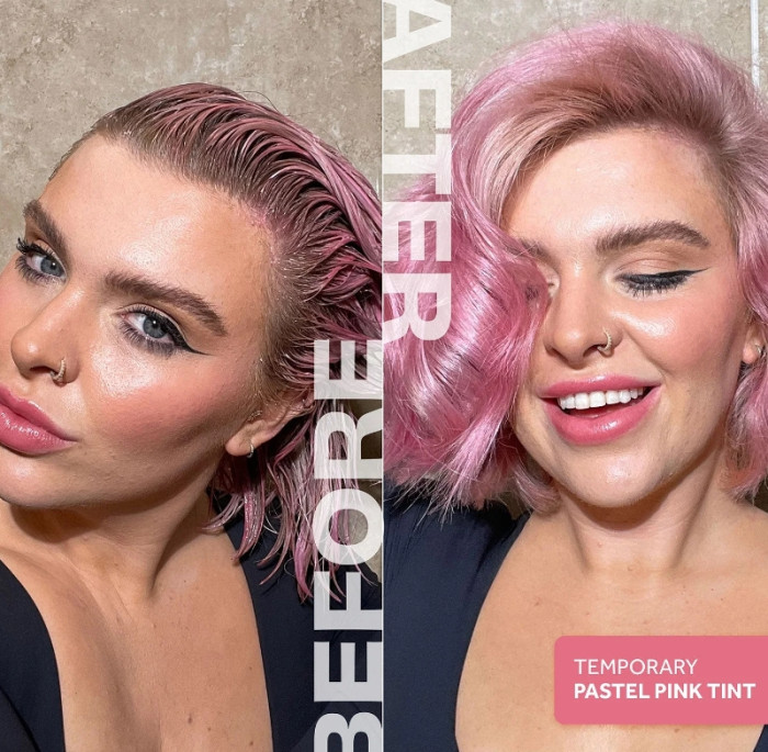 Оттеночный пастельно-розовый бальзам Lee Stafford Kiss of Colour Pink Treatment, 150 мл