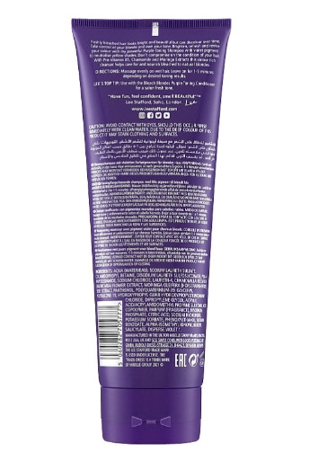 Шампунь для тонирования окрашенных волос Lee Stafford Bleach Blondes Purple Toning Shampoo, 50 мл