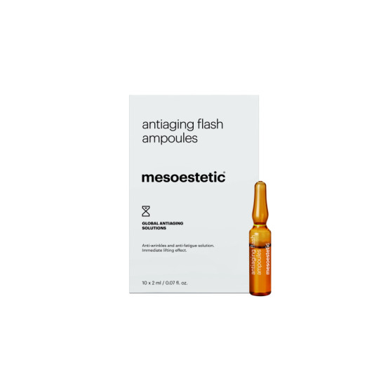 Омолоджуючі ампули Mesoestetic Home performance Antiaging flash ampoules, 10х2 мл