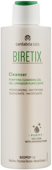 Очищуючий гель Cantabria Biretix Cleanser-Purifying Cleansing Gel, 200 мл