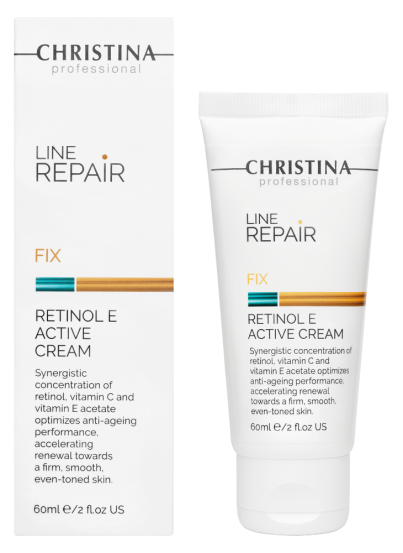 Крем с ретинолом и витамином Е Christina Line Repair Fix Retinol E Active Cream, 60 мл