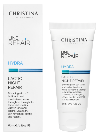 Крем "Ночное восстановление" с молочной кислотой Christina Line Repair Hydra Lactic Night Repair, 60 мл